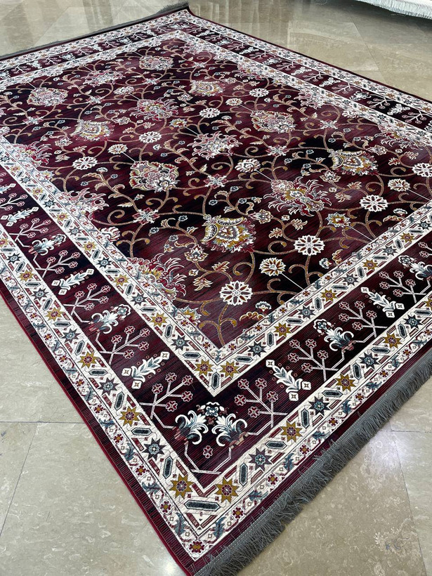 فرش ماشینی 1200 شانه تراکم 3600 نقشه سلطان