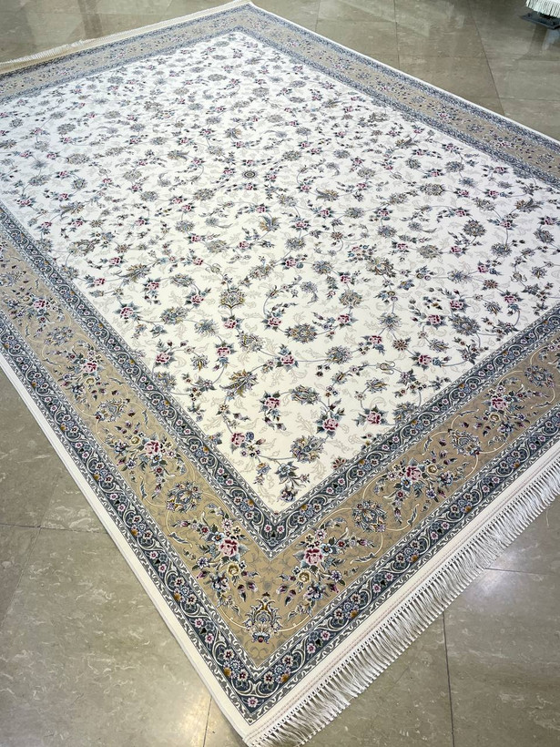 فرش ماشینی 1200 شانه تراکم 3600 نقشه ابرا